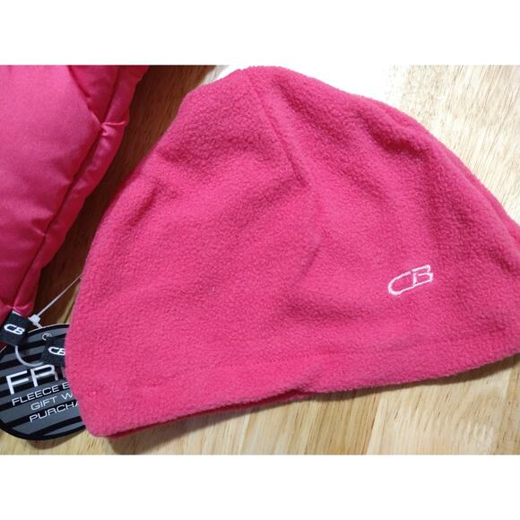 CB SPORTS Girls Puffer Jacket, Large (14-16), Pink Coat + Free Fleece Beanie - Picture 9 of 15